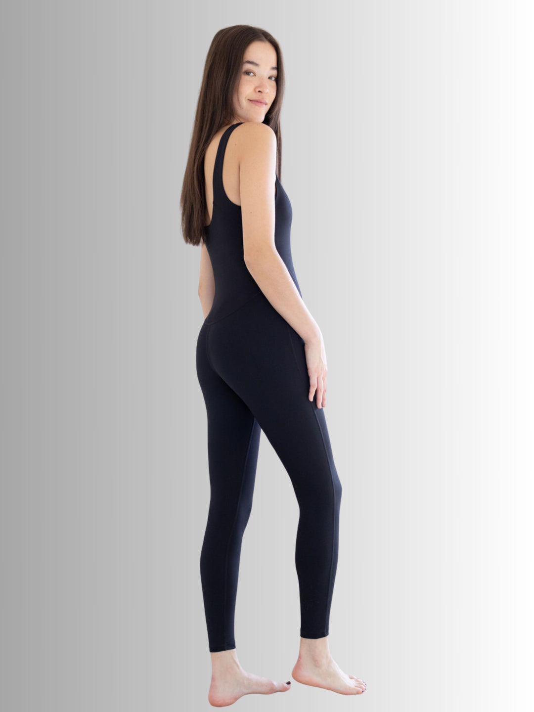 Zuri Full Body Leotard in Black