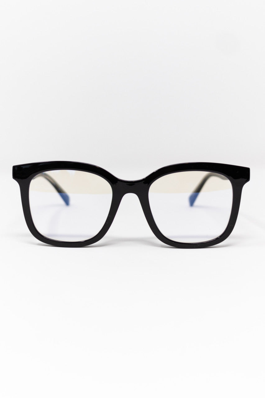  Blue light glasses are designed to filter out damaging blue toned light, emitted from most digital devices driving our lives on the daily. These glasses assist with increased melatonin production, reduced eye fatigue and have a stylish, minimal frame that pairs well with any outfit.

