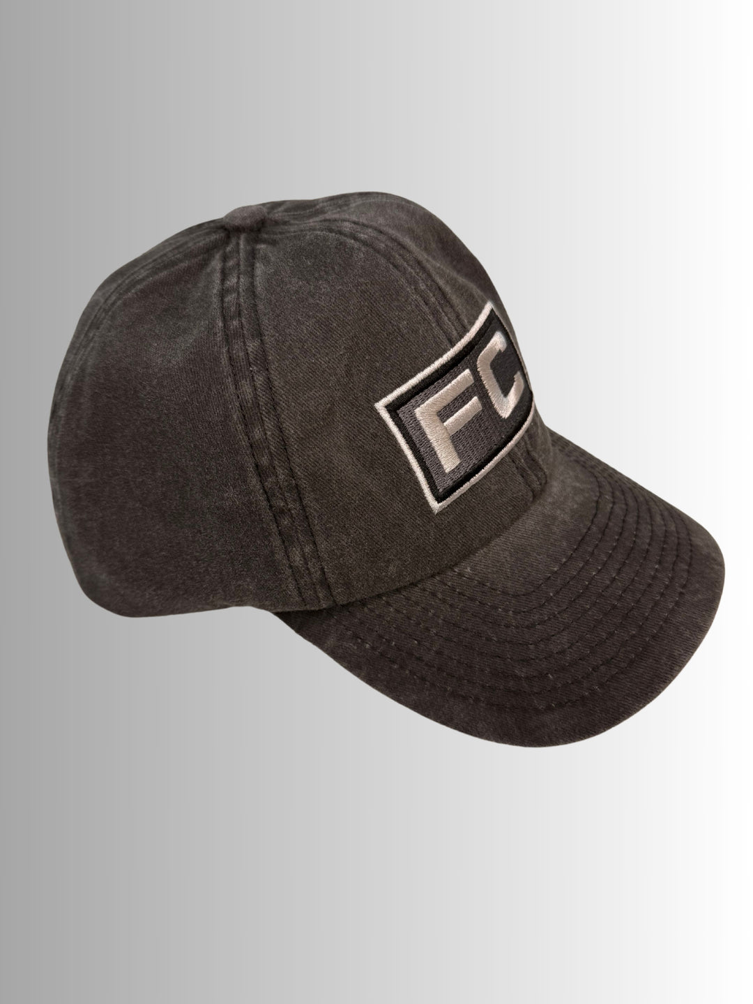 First Class Faded Black Unstructured Cap