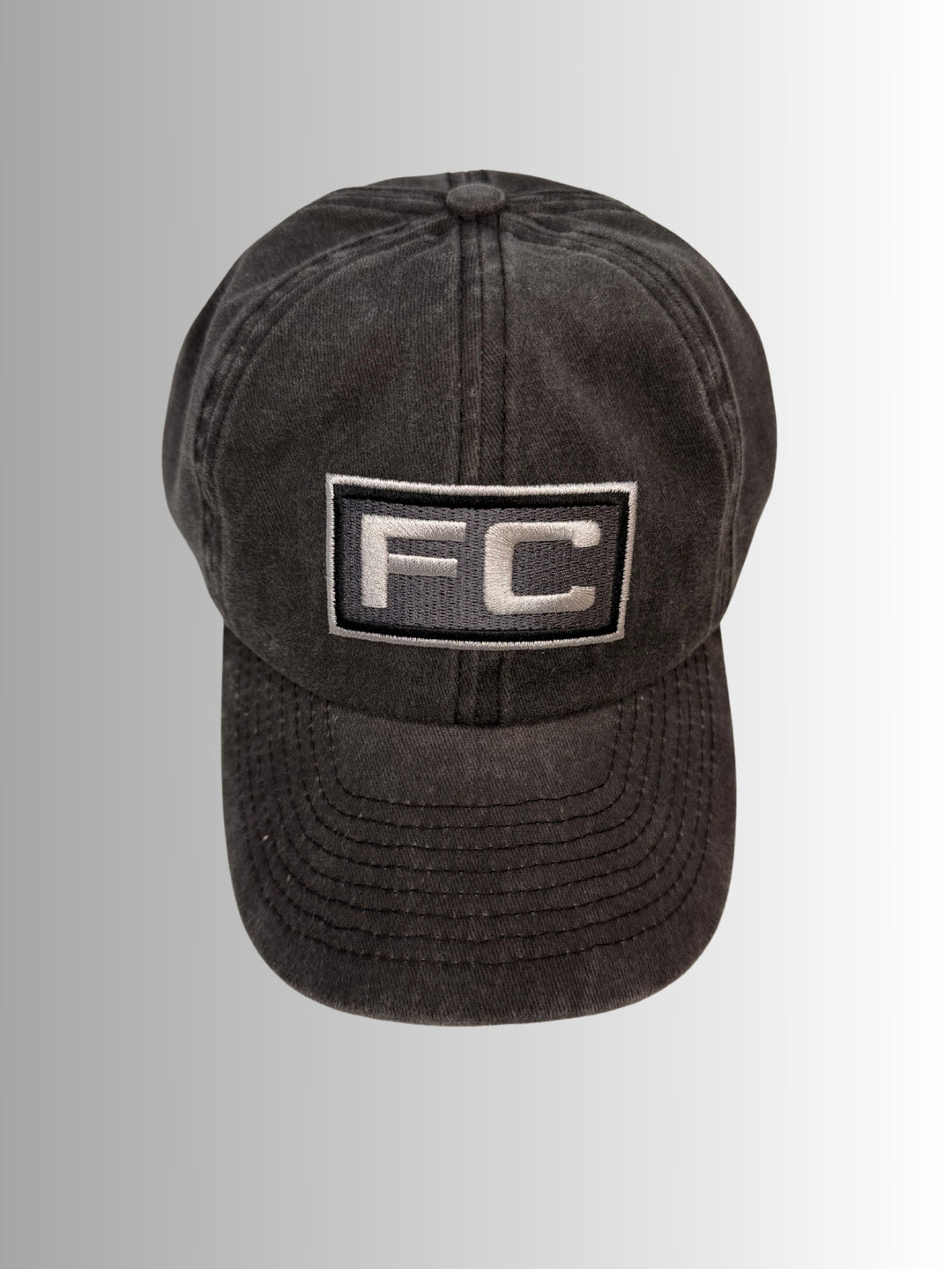 First Class Faded Black Unstructured Cap