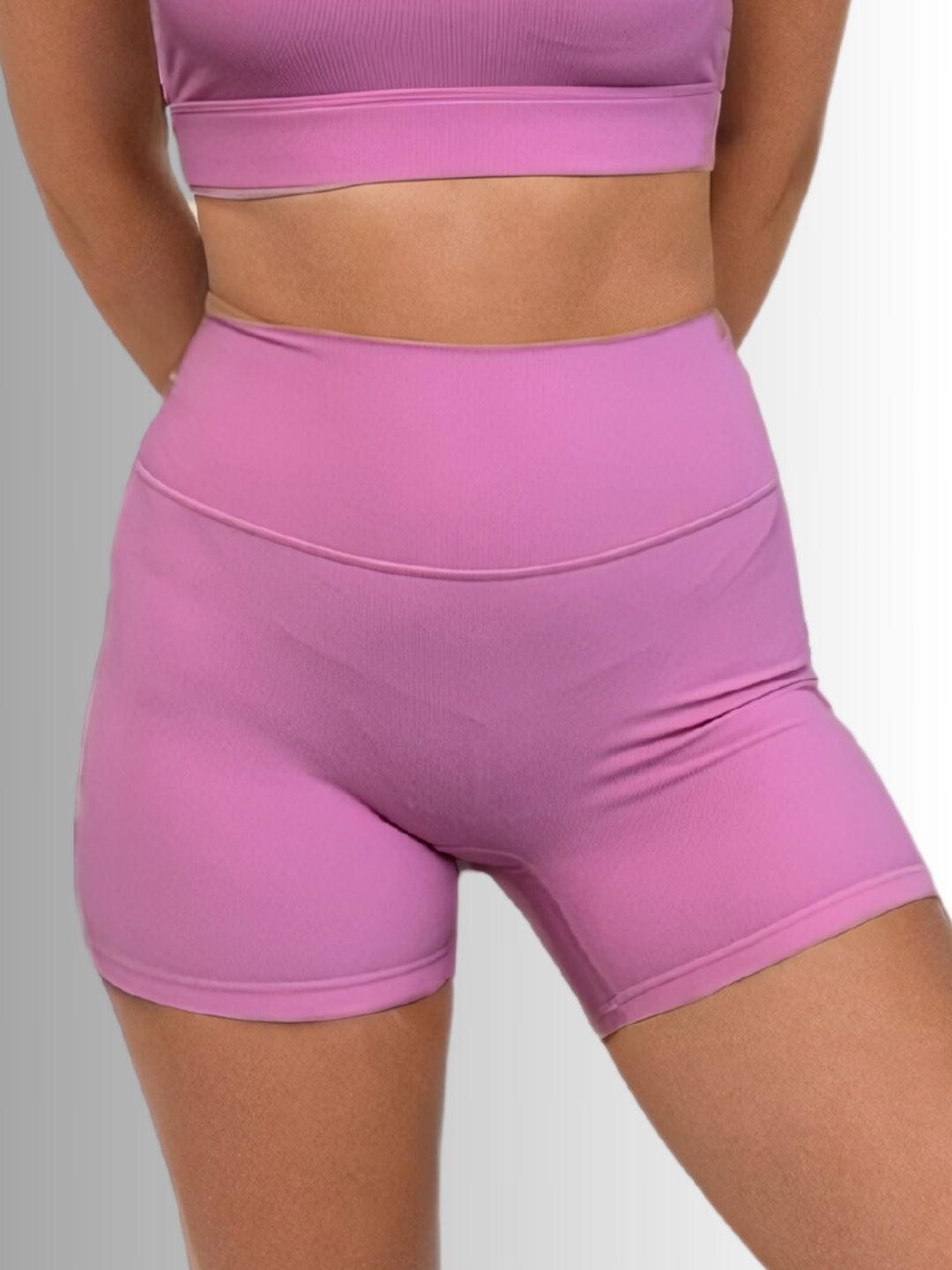 Sydnie Athletic Ribbed Short Pink