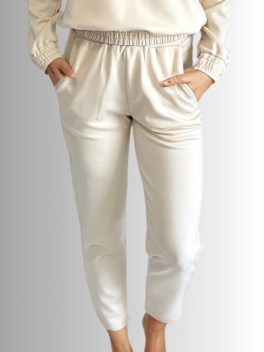 Thea LUXEflow Fitted Pant creme